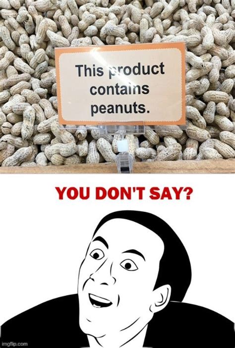 Hmmm I Never Would Have Guessed That It Contained Peanuts