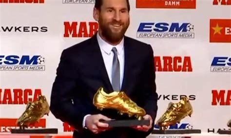 Messi receives his 6th European Golden boot - Daily Post Nigeria