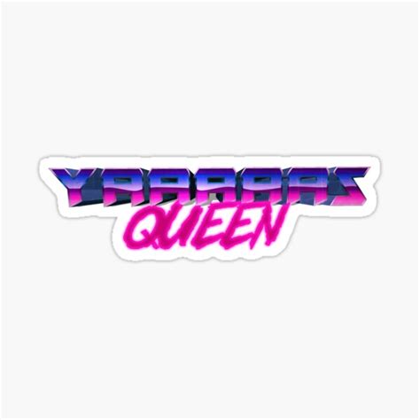 Yaaaaas Queen Sticker For Sale By Batcatgraphics Redbubble