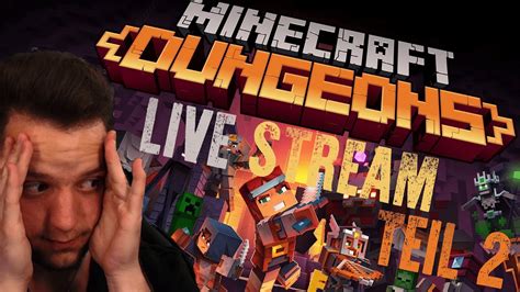 Minecraft Dungeons Full Game Live Stream Teil Gemeinsam Mit Der