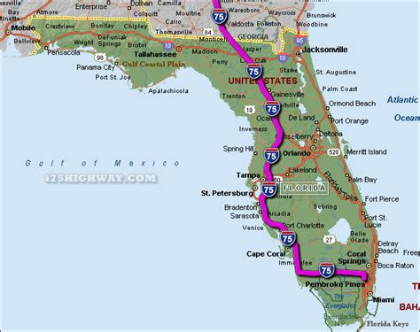 I 75 Mile Marker Map Florida - Draw A Topographic Map