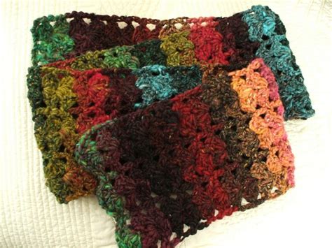 Crochet Scarf Noro Yarn By Sapphiresomething On Etsy