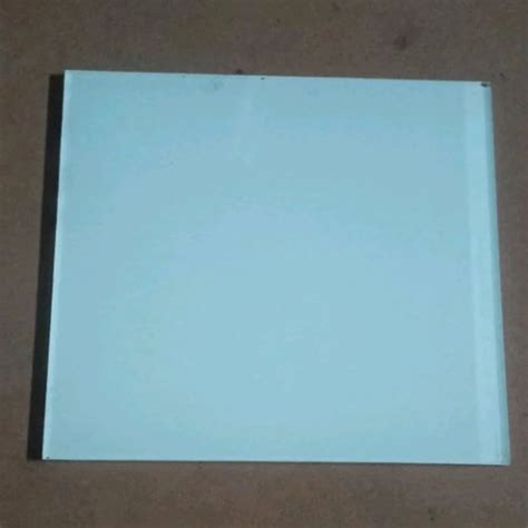 Plain Glossy White Toughened Glass For Partition Thickness Mm At