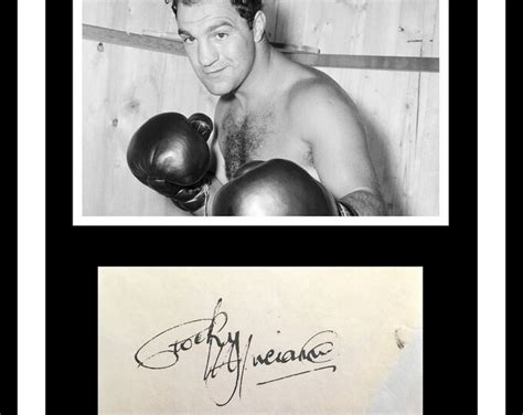 Ultra Rare Rocky Marciano World Heavyweight Boxing Legend Authentic