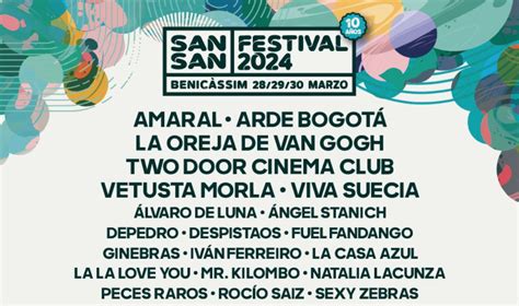 Sansan Festival Cierra Su Cartel