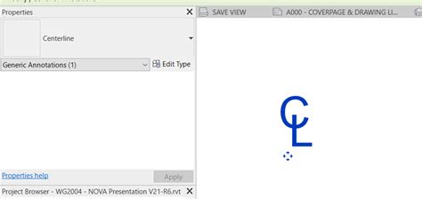 Solved Center Line Symbol Cl In Revit Autodesk Community