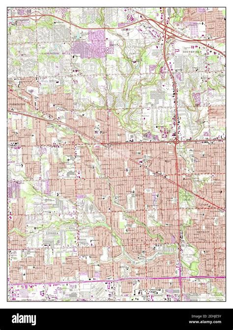 Redford, Michigan, map 1968, 1:24000, United States of America by ...