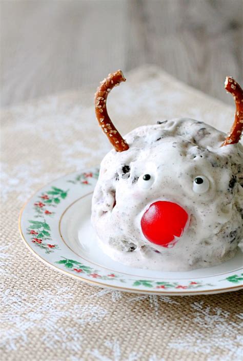 No Churn Rudolph Tracks Ice Cream Foodtastic Mom