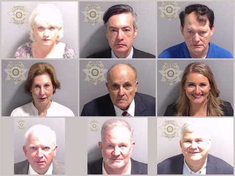 Fulton County Releases Mugshots Of Rudy Giuliani And Co Defendants In