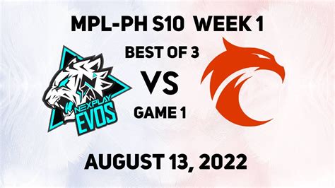 MPL PH S10 NEXPLAY Vs TNC BO3 Game 1 WEEK 1 DAY 2 YouTube