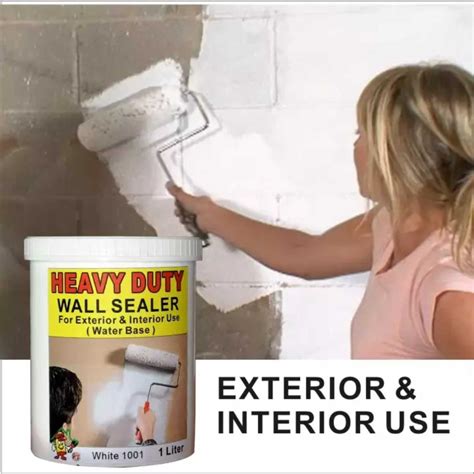 1L WATER BASE WALL SEALER PAINT 1L WHITE HEAVY DUTY PAINT99