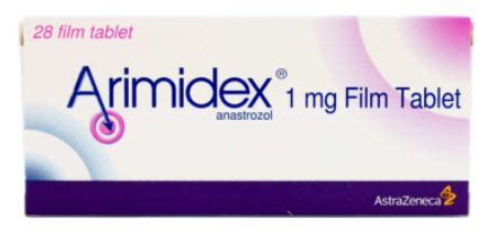 Arimidex Anastrozole AstraZeneca 1mg X 28 Tabs Mega Muscle UK