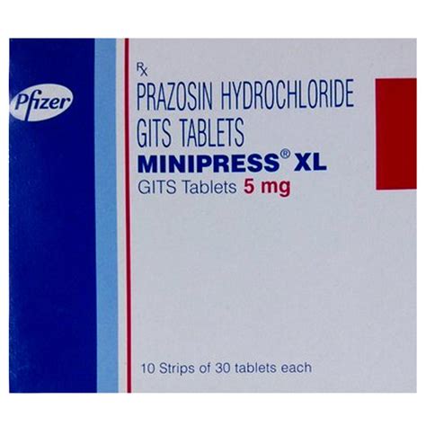 Minipress Xl 5 Mg Tablet 30s Price Uses Side Effects Composition