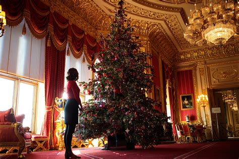 Photos Queens 20 Foot Tree At Windsor Castle Business Insider