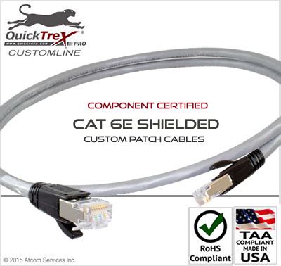 Patch Cables | Cat 6E Shielded Cables | Cat 6 Cable