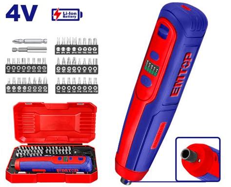 Emtop Power Tools Cordless Screwdriver Ecsr