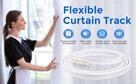 Z Color Flexible Bendable Ceiling Curtain Track Curved Ceiling Track