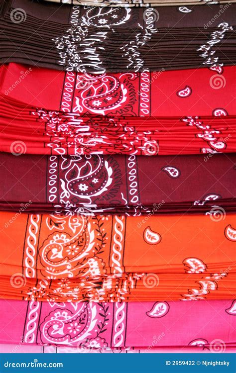 Bandanas Stock Photo Image Of Brown Bandanas Neat White 2959422