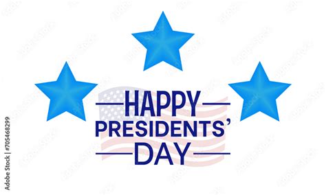 Presidents' Day celebrated every year of 19th February. American ...