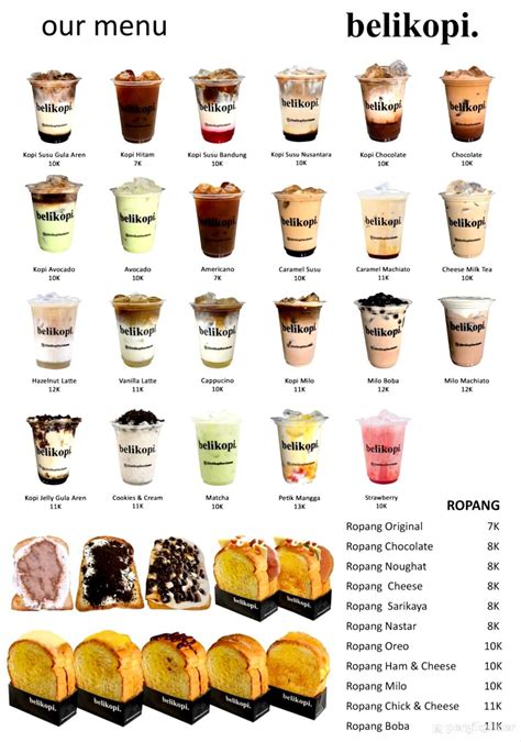 Selalu Diperbarui Menu Belikopi Bubutan Surabaya