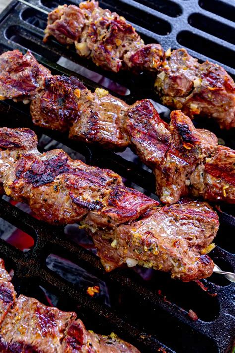 Grilled Lamb Souvlaki Recipe Sweet Cs Designs