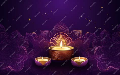 Premium AI Image | deepavali background with copy space