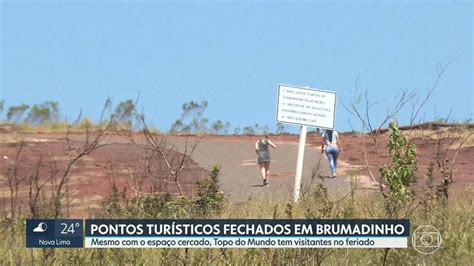 Turistas Ultrapassam Barreira Ignoram Decreto E Visitam Topo Do Mundo