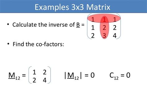 Co-factor matrix..