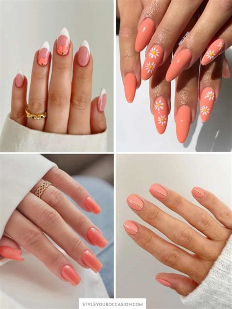 Gorgeous Coral Peach Nails You Ll Love For