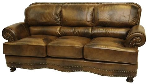 Rustic Leather Living Room Set | Baci Living Room