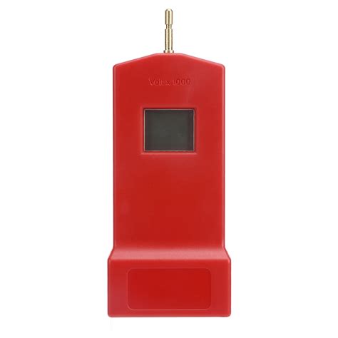 Portable Electric Fence Fault Finder 15kv Lcd Screen Voltage Tester For Livestock Farms Red