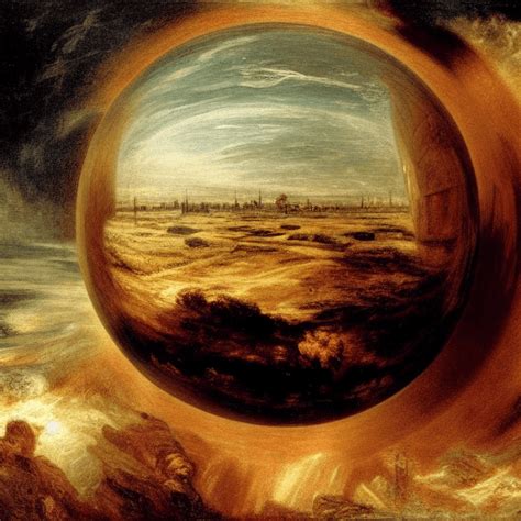 Massive Apokalypse In Einer Kugel Im John Constable Stil Creative Fabrica