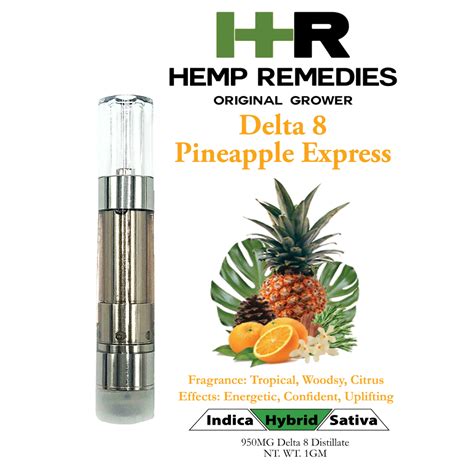 Delta 8 Vape Pineapple Express Hemp Remedies Original Grower