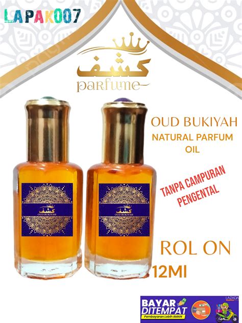 Parfum Oud Bukiyah Aroma Has Arabian Minyak Wangi Ibadah Rol On 12ml