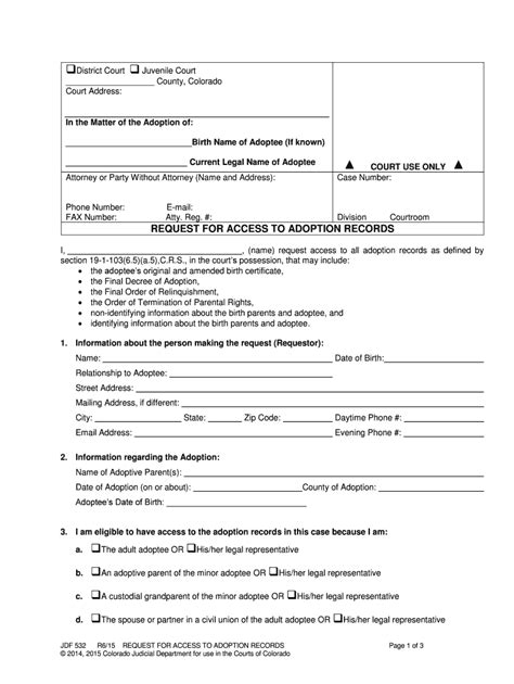 Adoption Form Pdf Complete With Ease Airslate Signnow