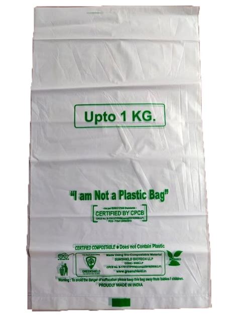 Printed Corn Starch Compostable Bag X Lxw Inch Micron At Rs