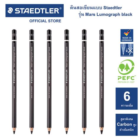 ดนสอเขยนแบบ Staedtler รน Mars Lumograph 100 Black Lazada co th