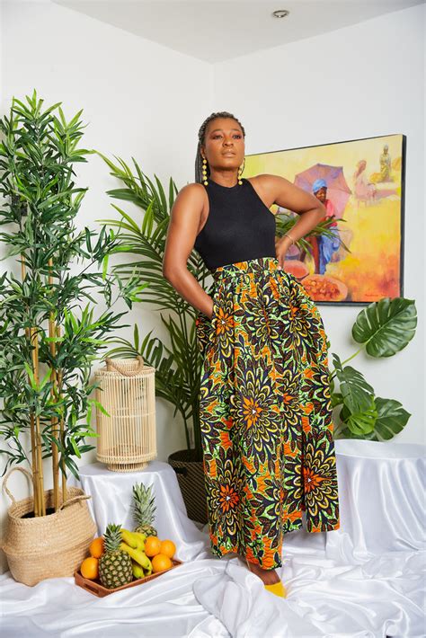 African Fashion African Clothing African Print Skirt Cumo London