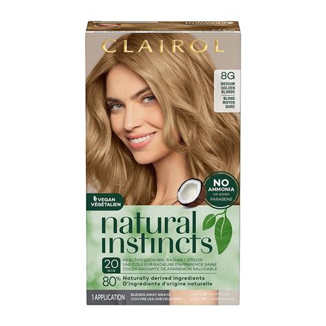 Clairol Natural Instincts 8g Medium Golden Blonde Hair Color Kit 1 Ea