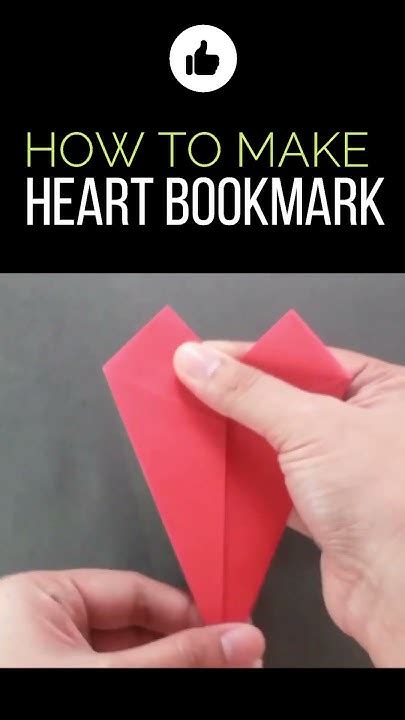 Easy Paper Heart Bookmark For Booklovers Step By Step Tutorial