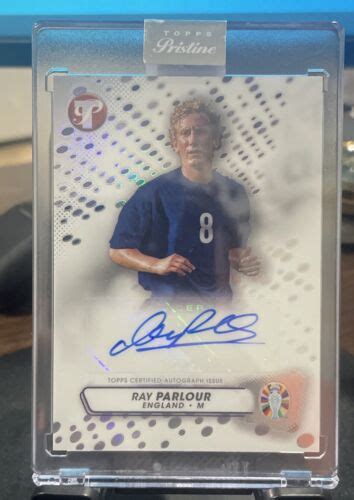 2023 24 Topps PRISTINE Road To UEFA Euro 2024 Ray Parlour ENCASED AUTO