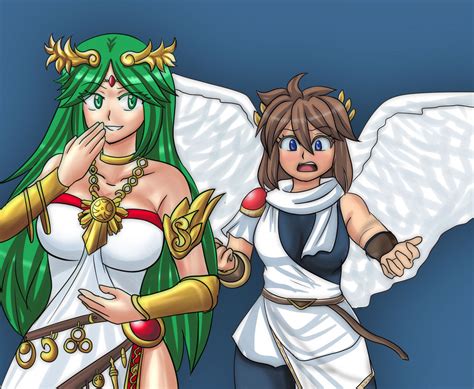 Pit And Palutena Finished Tg By Rezuban On Deviantart