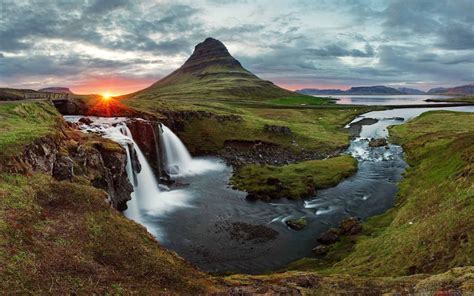 Iceland Waterfall MacBook Air Wallpaper Download | AllMacWallpaper