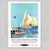 Br Burnham On Crouch Poster Vintage Railway Posters Retro Print Shop