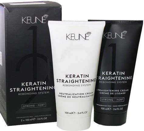 Zestaw Dla Kobiety Keune Keratin Straightening Rebonding System Strong