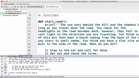 Making An Adventure Game In Python YouTube