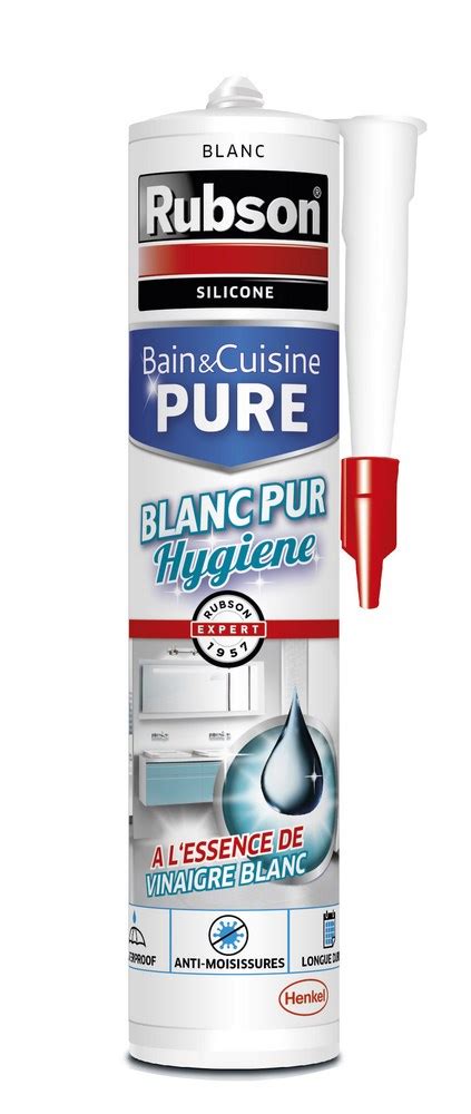 Mastic Bain et Cuisine Pure Blanc Pur Hygiène Blanc 280ml RUBSON DOD