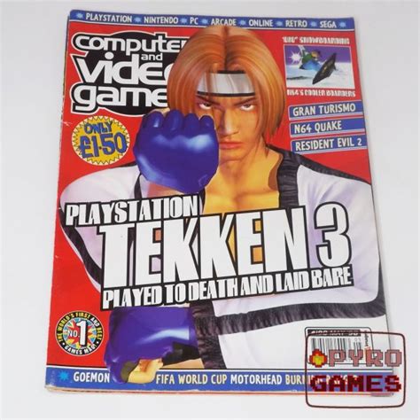 Computer Video Games Magazine May 1998 Issue 198 Tekken 3