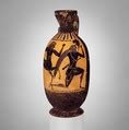 Attributed To Painter Of London B Terracotta Lekythos Oil Flask