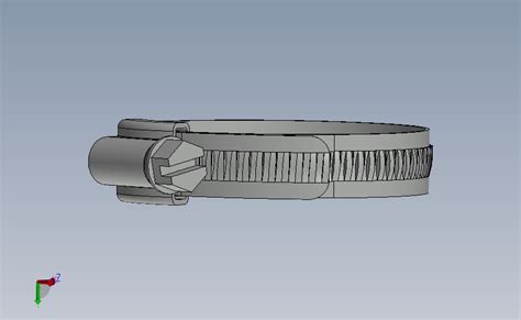 喉箍 Solidworks 2018 模型图纸下载 懒石网